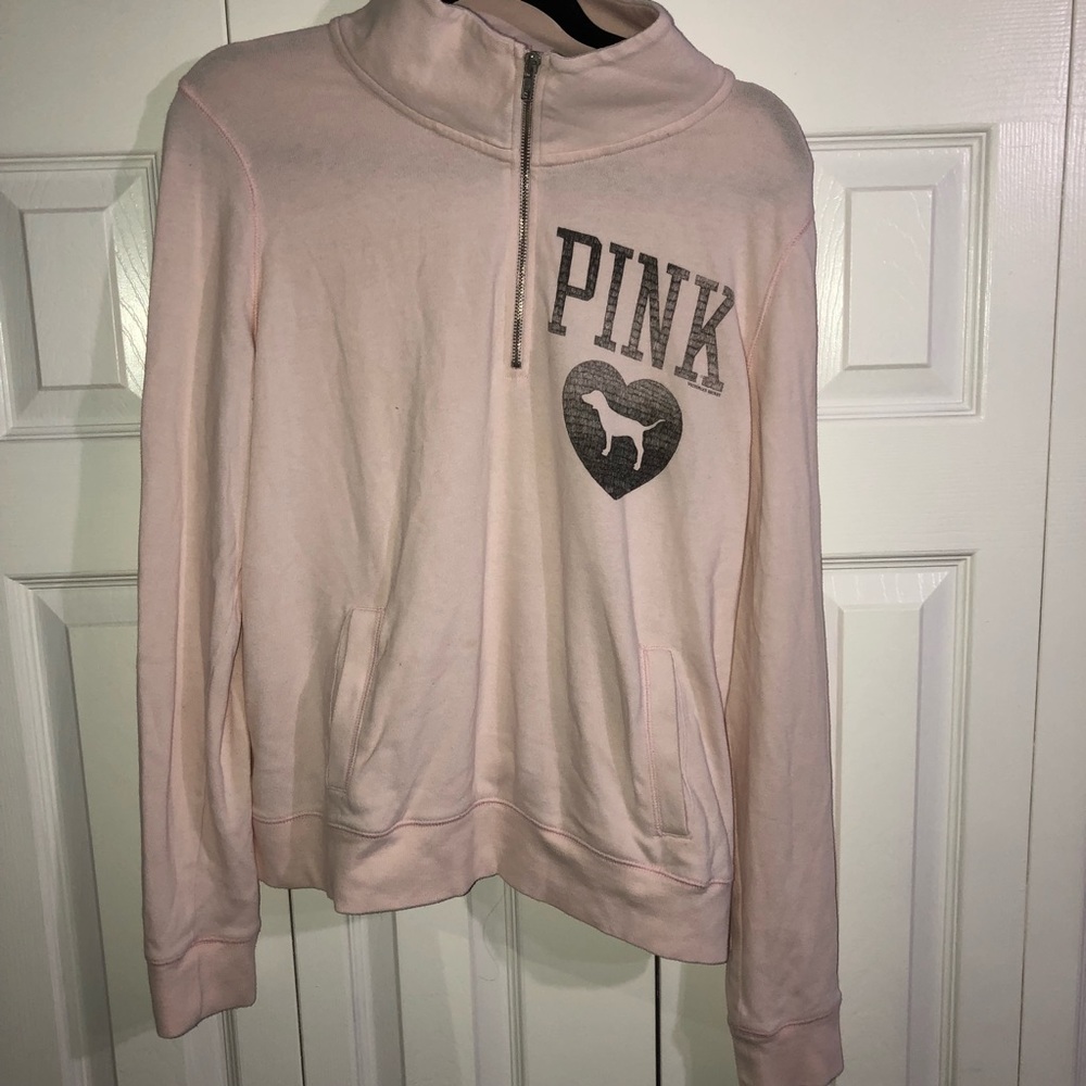 Victoria’s Secret PINK Half Zip Sweatshirt